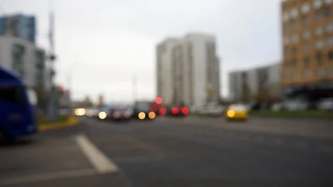 Bokeh city background 5 Stock Footage 97639425