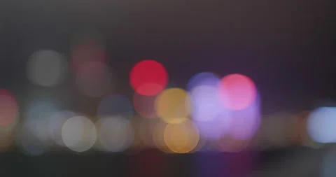 Bokeh of city night view Stock Footage 130998409