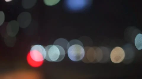 Bokeh citylights Stock Footage 257888739