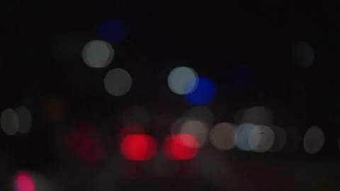 Bokeh citylights Stock Footage 257888753
