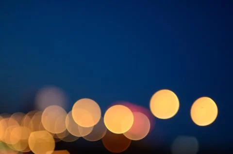 Bokeh cityscape background Stock Photos
