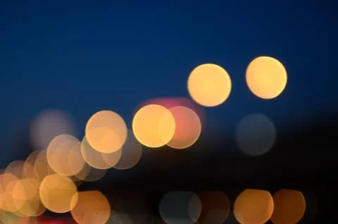 Bokeh cityscape background Stock Photos