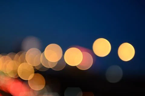 Bokeh cityscape background Foto stock