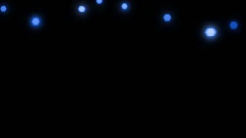 Bokeh Cold Lights Overlay Background Stock Footage 120456631