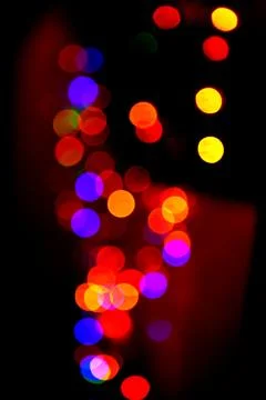 Bokeh on a colored background Foto stock