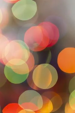 Bokeh of colored lights Photos