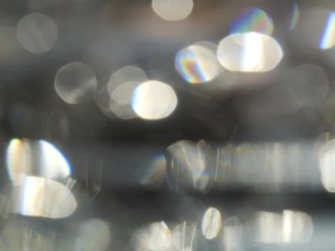 Bokeh On Dark Background Stock-Fotos