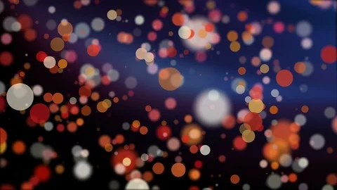 Bokeh dust abstract light motion titles cinematic background, Multi Colored loop Stock Footage 107225260