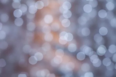 Bokeh effect background of decoration on backdrop Stock Photos