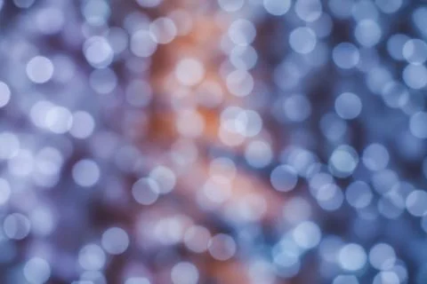 Bokeh effect background of decoration on backdrop Stock Photos