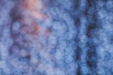 Bokeh effect background of decoration on backdrop Stock Photos