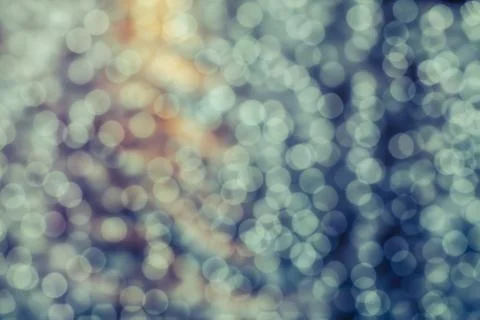 Bokeh effect background of decoration on backdrop 写真素材