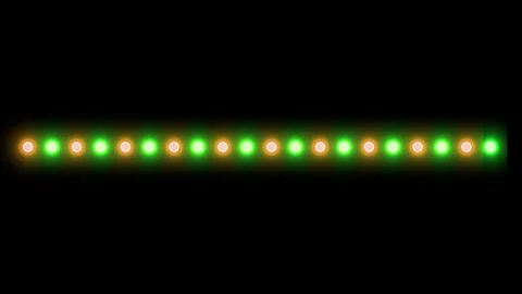 Bokeh effect background, multi coloured festive lights flashing.Traditional.. Stock Footage 309383620
