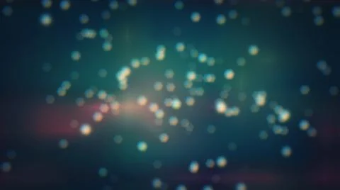 Bokeh effect from blurred highlights and reflections on colorful background Stock Illustration