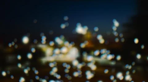 Bokeh effect from blurred highlights and reflections on colorful background Stock Illustration