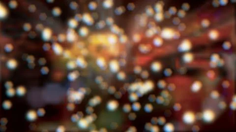 Bokeh effect from blurred highlights and reflections Stock Illustration