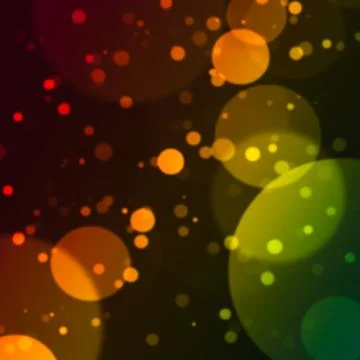 Bokeh effect with colours background Stock Illustration