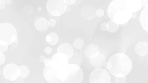 Bokeh effect featuring many white and light gray circles overlapping Stock Footage 333856756