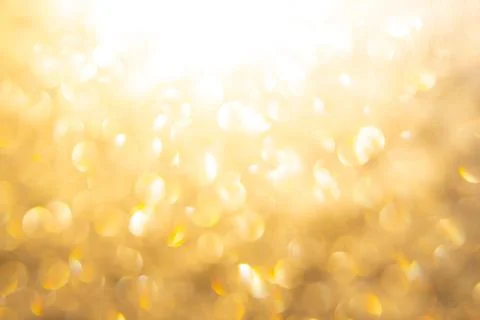 Bokeh effect, the ice texture on the window is a Golden hue Stock Photos