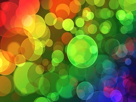 Bokeh effect Stock Illustration