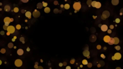 Bokeh Effect with place for your logo / text in the center Stock Footage 98490144