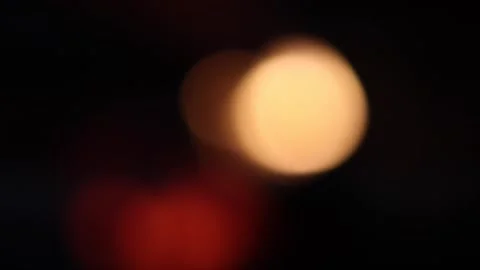 Bokeh effect of shining light in the black background. Stock Footage 151305072