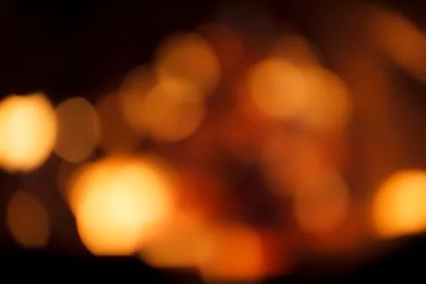 Bokeh from the fire Stock Photos