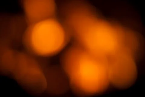 Bokeh from the fire Stock Photos