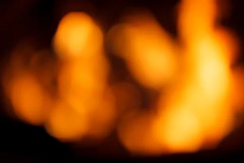 Bokeh from the fire Stock Photos