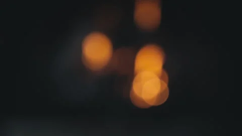 Bokeh Flames from Fireplace Stock Footage 242117298