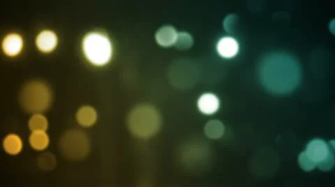 Bokeh Flow Blue Amber Stock Footage 12606984