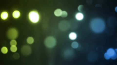 Bokeh Flow Blue Yellow Stock Footage 25858023