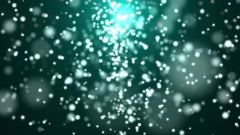 Bokeh, Flying snow on a dark blue background. Stock Footage 188412015