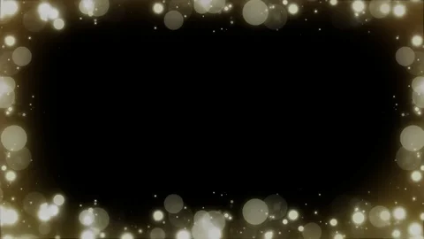 Bokeh frame motion on black background Stock Footage 102697610