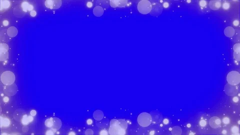 Bokeh frame motion on the blue background Stock Footage 102697607