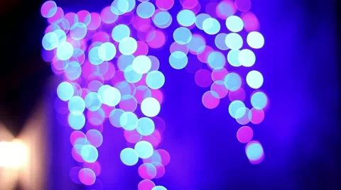Bokeh of garland Video stock 44820760