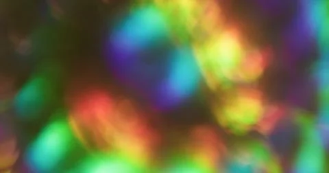 Bokeh glitter flare blur light rainbow optical art Stock Illustration