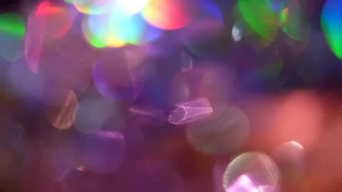Bokeh glow effect with different full-screen colors in the background Stock Footage 315320320