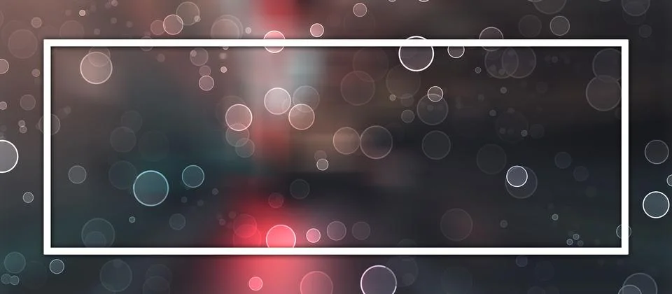 Bokeh glowing magic frame. fire wave line Glitter sparkle effect Stock Illustration