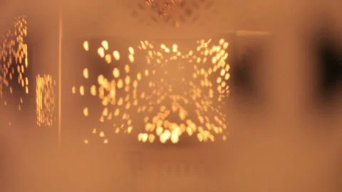 Bokeh of Gold 2 库存影片 148994064