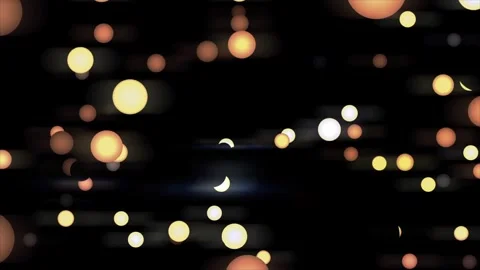 Bokeh Gold Animated Background Stock Footage 246223021