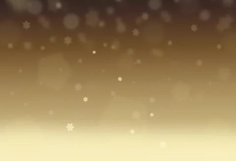 Bokeh gold glitter particles background with sparkling  snow, star light  for Stock Illustration
