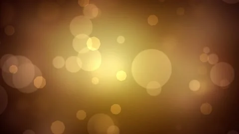 Bokeh gold Particle background, floating gold particles background Stock Footage 164144068