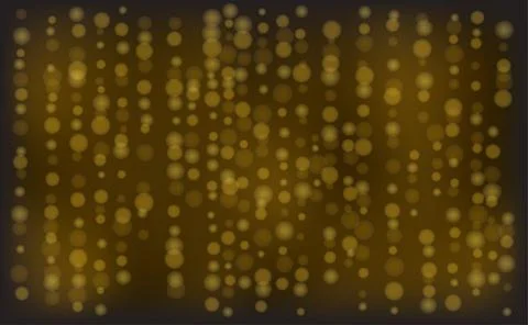 Bokeh golden effect background Stock Illustration