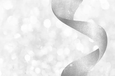 Bokeh graphic with silver border Stock Photos
