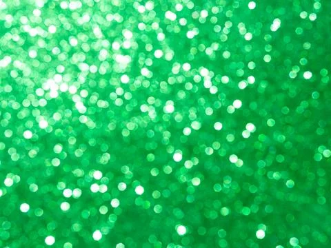 Bokeh Green Background Light Glow Blur Abstract Texture Circle Glow 库存照片