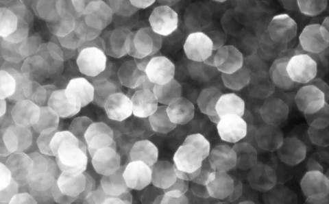 Bokeh Grey Background Light Glow Blur White Gray Dark Black Abstract Foto stock