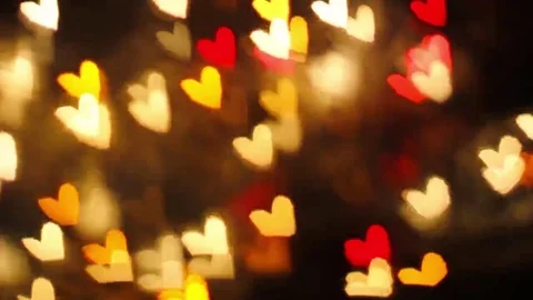 Bokeh Heart Stock Footage 69243084