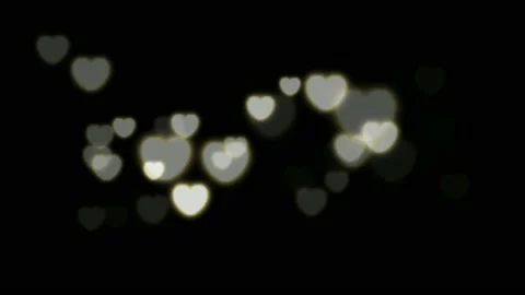 Bokeh hearts motion graphics with night background Stock Footage 137769895