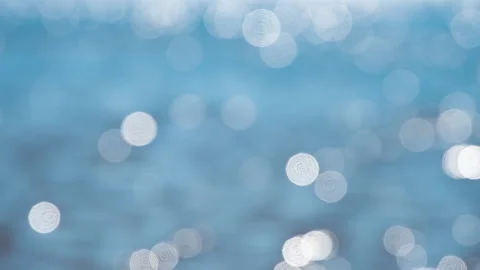 Bokeh Highlights in Nautical Tones HD Pro Stock Footage 158693563